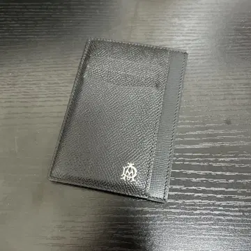 dunhill 블랙 가죽 카드 케이스