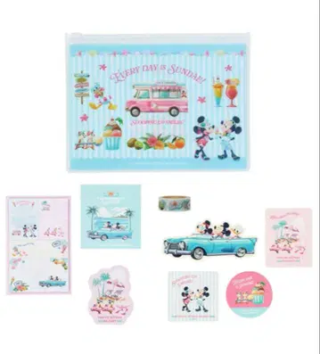 디즈니 문구 세트 써니써니썸머 칩앤데일