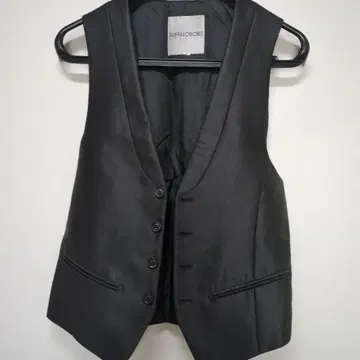 BUFFALO BOBS 블랙 수트 베스트 s