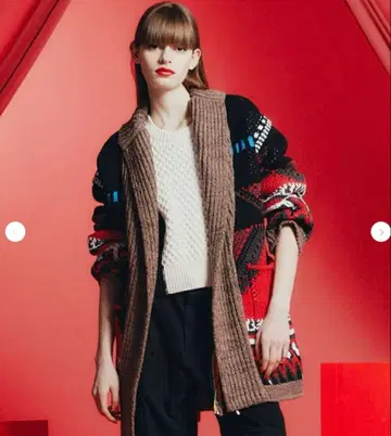 DSC / 믹스 에스닉 자카드 아우터