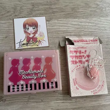 챠오 부록 메챠모테 Beauty Box & 리본 부록. 마카롱 스트랩