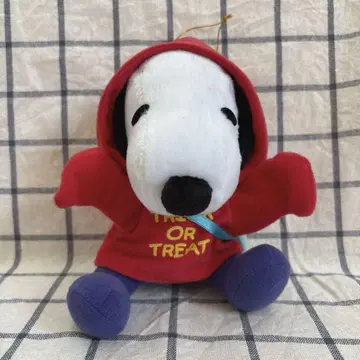 [ 새상품급 ] 초레어 레트로 PEANUTS 스누피 할로윈 봉제 인형