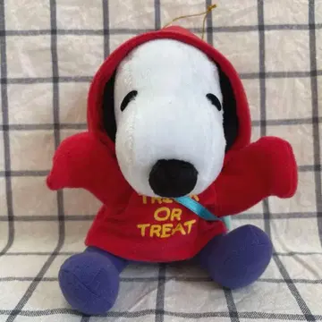 [ 새상품급 ] 초레어 레트로 PEANUTS 스누피 할로윈 봉제 인형