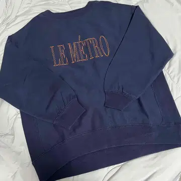 [ 즉시 배송 ] SLOBE IENA LE METRO 맨투맨 네이비