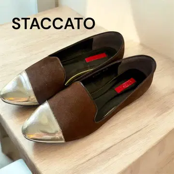 STACCATO 바이컬러 스웨이드 펌프스 23.5