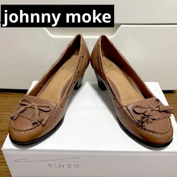 johnny moke 조니모크 일본제 펌프스 브라운 가죽제품 36