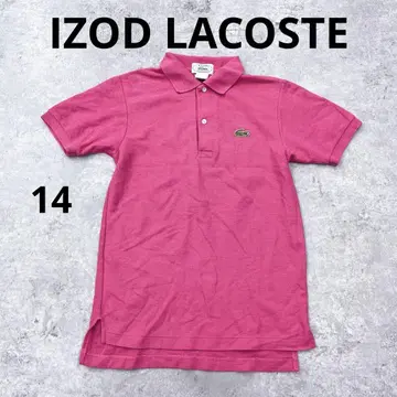 170 IZOD LACOSTE 반팔 피케 셔츠 핑크 빈티지