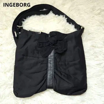 INGEBORG 잉게보그 피코프릴 리본 숄더백 블랙