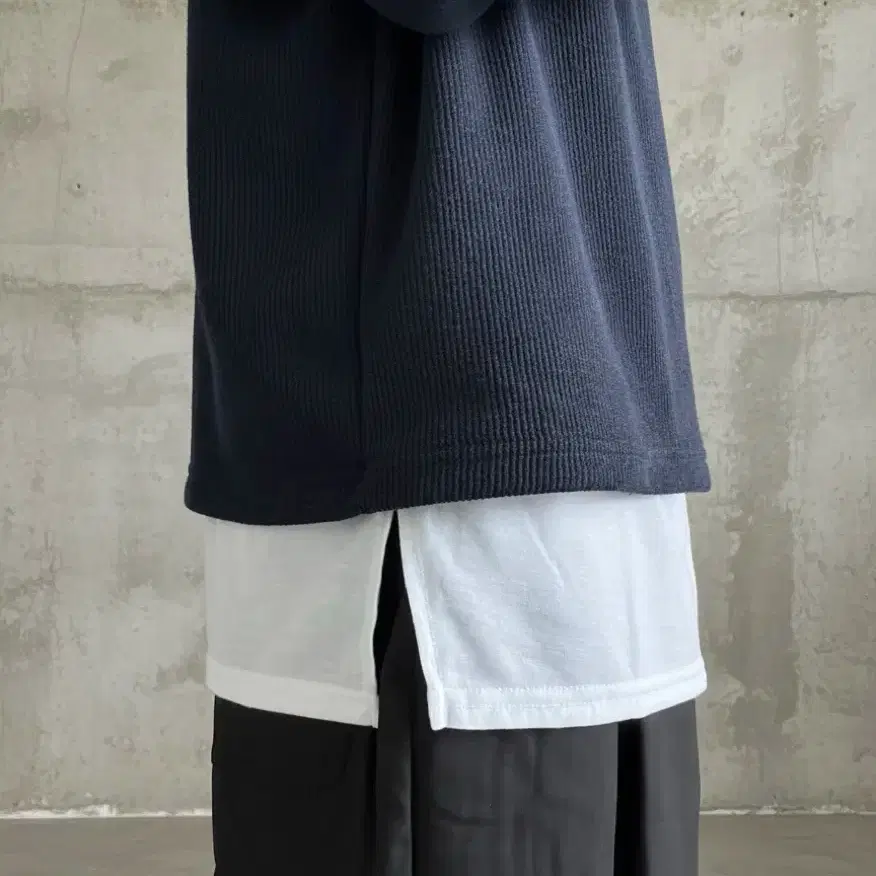 [New Product] Layered T-shirt, Silk T-shirt, Short Sleeve, Long Sleeve, Thin T-shirt, Round Neck