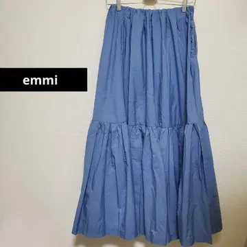 emmi 플레어 스커트 블루