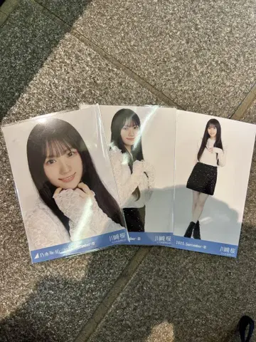 노기자카46 브로마이드 카와사키 벚꽃 스팽글 컴프
