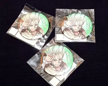 Dr. STONE 레이니 데이 dmm 스크래치 이시가미 센쿠 캔뱃지 3개