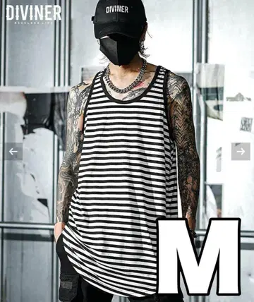 DIVINER 디바이너 Border Long Tanktop M 사이즈
