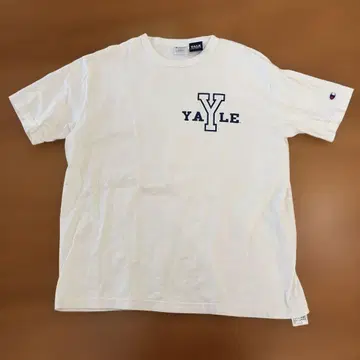 Champion Yale University T-Shirt L 화이트