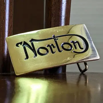 레어! NORTON 100% 놋쇠제 빈티지 버클 아메카지 중후한 느낌