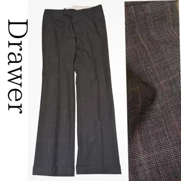 [새상품급] Drawer 스테디셀러 울 실크 글렌체크 팬츠 36
