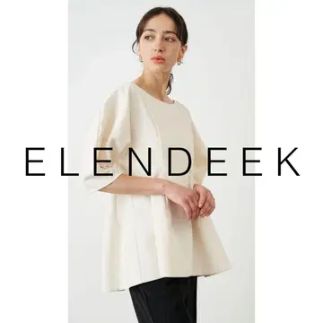 ELENDEEK 엘렌딕 카비 페플럼 블라우스 정가 17,600엔