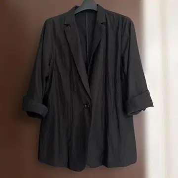 블랙 테일러드 자켓