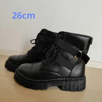 하이 솔 스니커즈 부츠 26cm