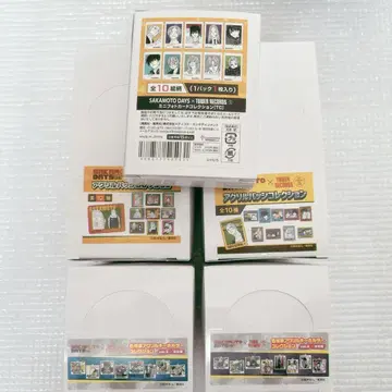 사카모토 데이즈 타워 레코드 명장면 아크릴 키링 아크릴 배지 BOX