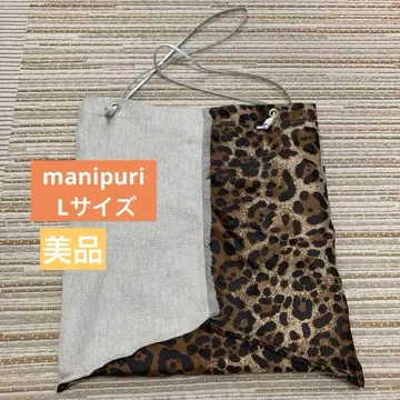 새상품급 manipuri 레오파드 무늬 프린트 토트백