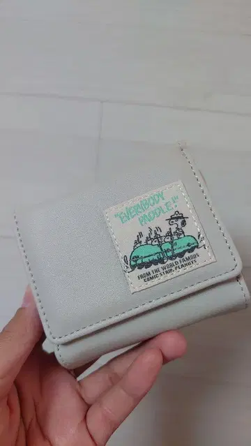 스누피 접이식 지갑