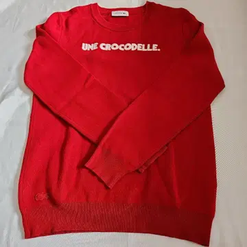 Lacoste UNE CROCODILLE 빨간색 스웨터