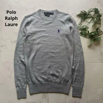 컨디션 최상 Polo Ralph Laure 울 100% 풀오버 니트 XS