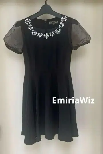 EmiriaWiz 블랙 플레어 드레스 S