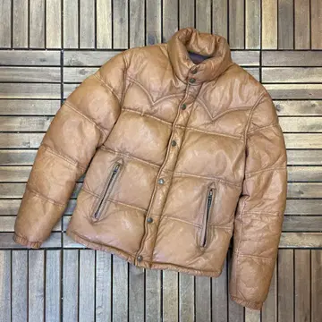 JACKROSE ANTIQUE 가죽 다운 자켓 천연 가죽