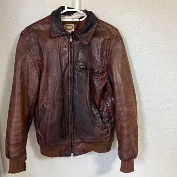 BANANA REPUBLIC 브라운 가죽 자켓 S