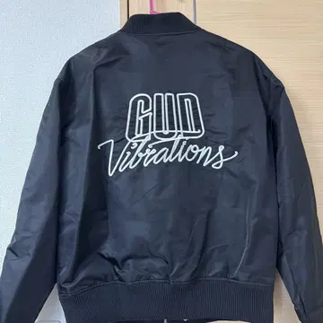 GUD Vibrations 블랙 MA-1 EDM 자켓 M