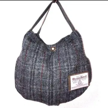 고품질 HarrisTweed 해리스 트위드 핸드백 숄더백
