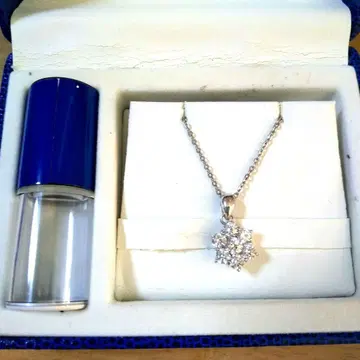 CROSSFOR 실버제 목걸이 큐빅 지르코니아