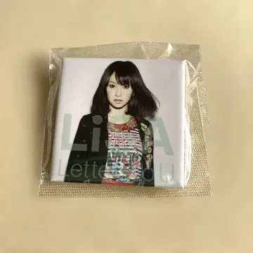 미개봉 새상품 LiSA 자켓 캔뱃지 letters to U