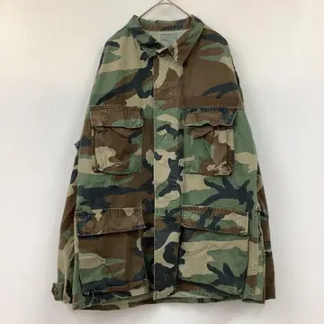 military 밀리터리 미군 긴팔 우드랜드 카모 자켓 80s