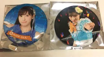 영화 Aqours documentary 캔뱃지 이나미 안쥬 2개 세트