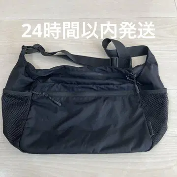 snow peak 블랙 숄더백