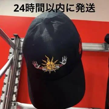 즉시 발송 덤 포함 타로맨 캡 자수 블랙