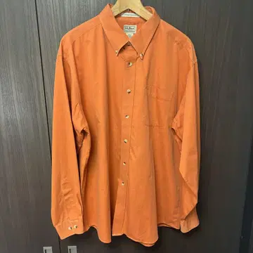 [ 구제 의류 ] L.L.Bean 오렌지 셔츠 XL