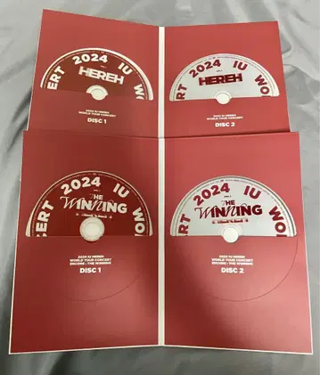IU HEREH DVD 4장 세트