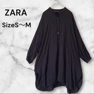 ZARA 자라 빅 롱 셔츠 블랙