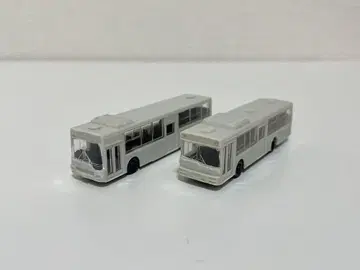 버스 컬렉션 미도색 차체 2량