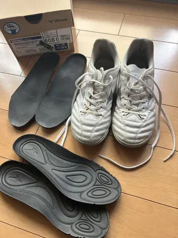 모나르시다 네오 II 트레이닝 슈즈 22.5 화이트 실버 잠스트