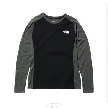 The North Face 긴팔 티셔츠 블랙/그레이
