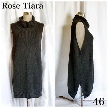 Rose Tiara 니트 원피스 튜닉 빅 사이즈 46