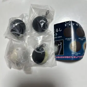 월령 축광 메지루시 마스코트 네이처 테크니컬러 가챠 4개 묶음 판매