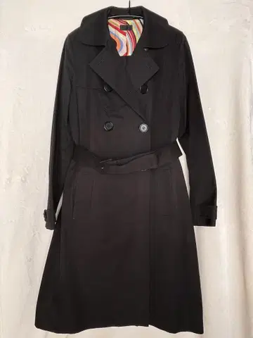 폴스미스 PaulSmith 여성용 트렌치코트 블랙 42