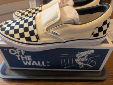SSZ VANS BEAMS 체커 슬립온 28cm