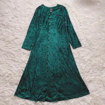 90s Brett Alixander velvet long dress